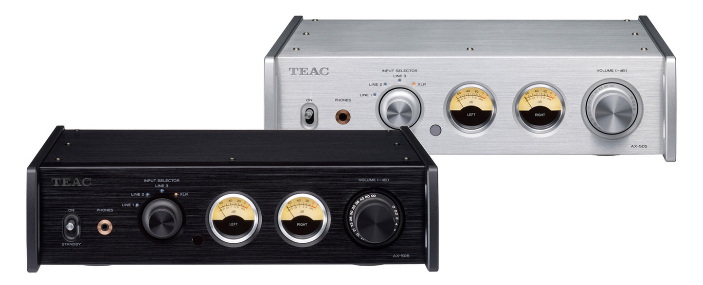 TEAC Reference500シリーズ ステレオプリメインアンプ AX-505（ブラック／シルバー）